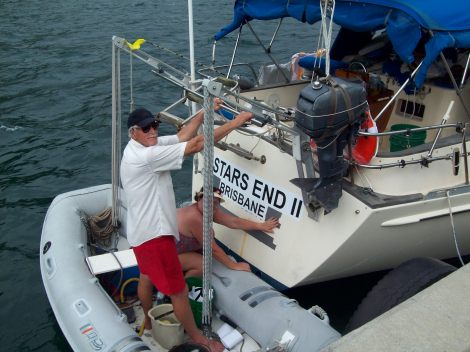 Changing the name of the yacht