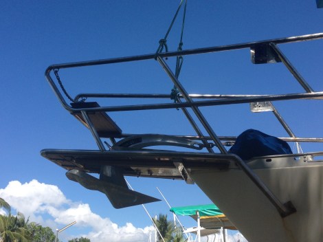 Our shiny new Rocna Vulcan anchor