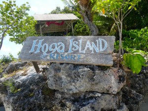 Hoga Island sign