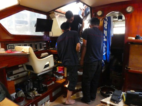 new engine down steps