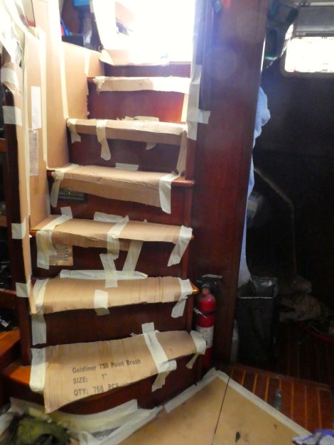 protecting the boat for removal