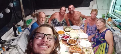 Fun evenings with Del & Craig, Ben & Sari